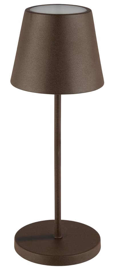 Aps Akku Led-Tischleuchte Merle, Rost