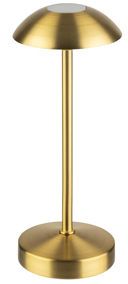 Aps Akku Led-Tischleuchte Alva, Gold