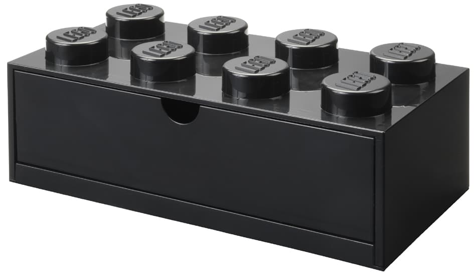 Lego Schubladenbox Desk Drawer 8, 1 Schub, Schwarz