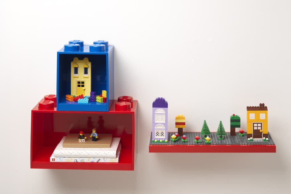 Lego Bausteinregal Brick Shelf 4, Breite: 159 Mm, Rot