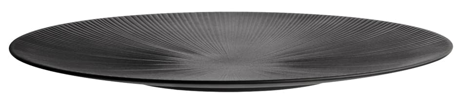 Aps Servierplatte Nero, Rund, Durchmesser: 500 Mm, Schwarz