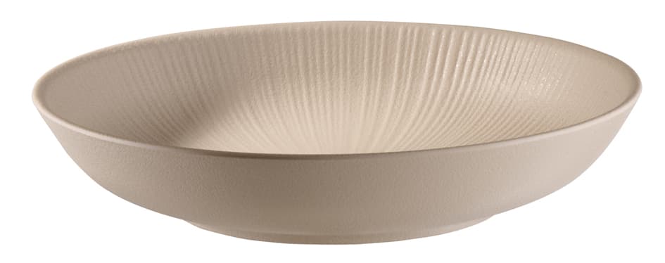 Aps Speiseteller Nero Tief, Durchmesser: 225 Mm, Sand