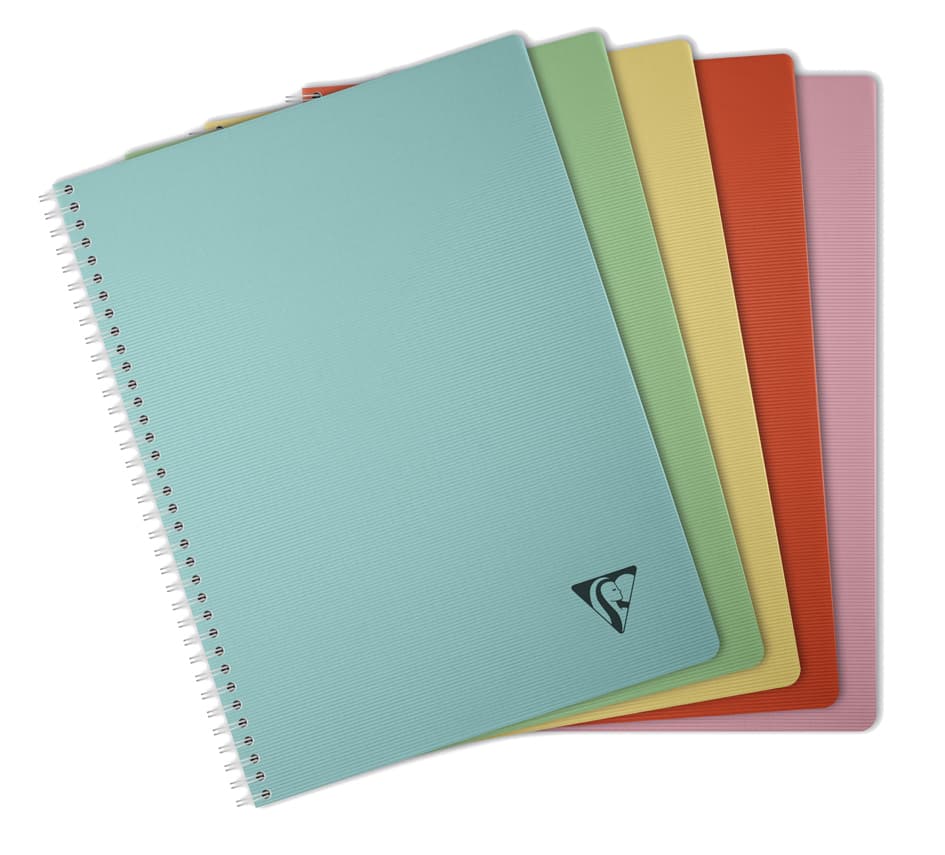 Clairefontaine Spiralbuch Linicolor, Din A4, Strohgelb