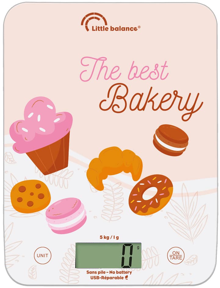 Little Balance Küchenwaage C-Slim Bakery, Usb-C Anschluss