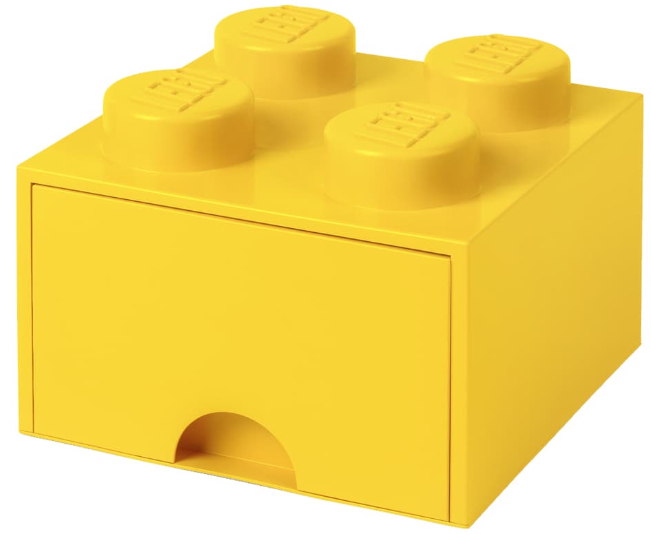 Lego Schubladenbox Storage Brick Drawer 4, 1 Schub, Gelb