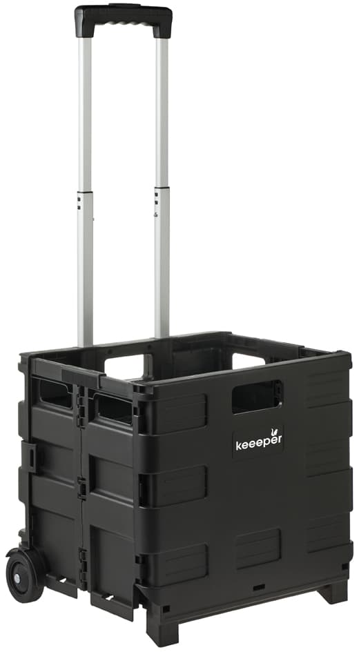 Keeeper Klapp-Transportkarre , Olli,  Mit Klappbox, 45 Liter
