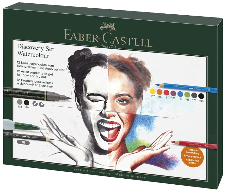 Faber-Castell Aquarell-Set Discovery, 12-Teilig