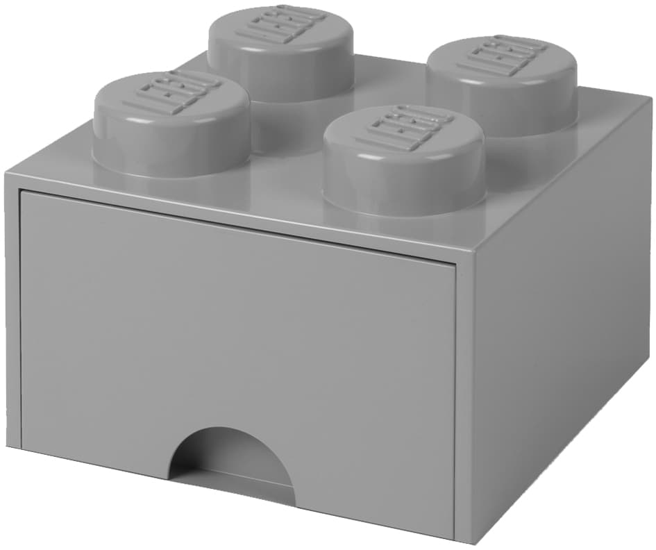 Lego Schubladenbox Storage Brick Drawer 4, 1 Schub, Grau