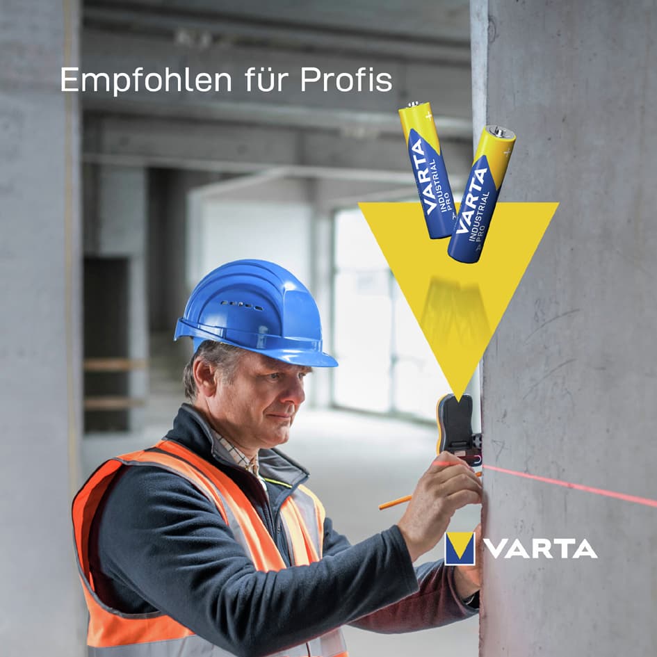 Varta Alkaline Batterie , Industrial Pro, , Micro Aaa