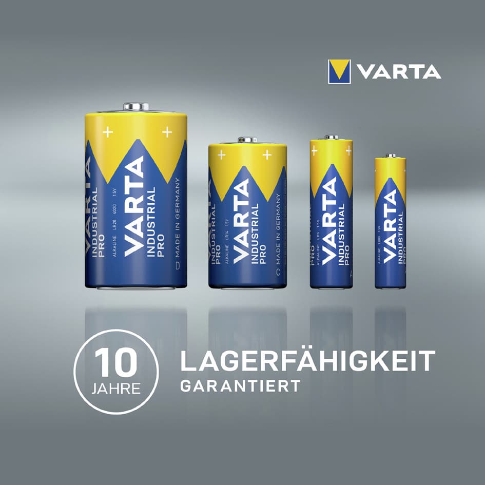 Varta Alkaline Batterie , Industrial Pro, , Mono (D)