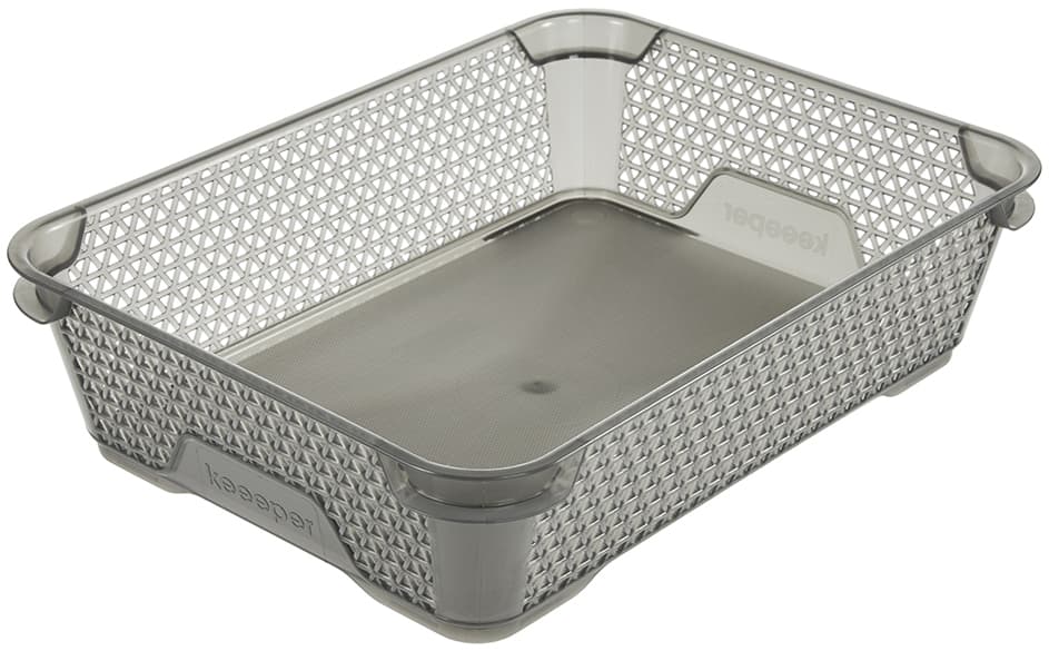 Keeeper Stapelkörbchen , Mirko, , Din A5, Crystal-Grey