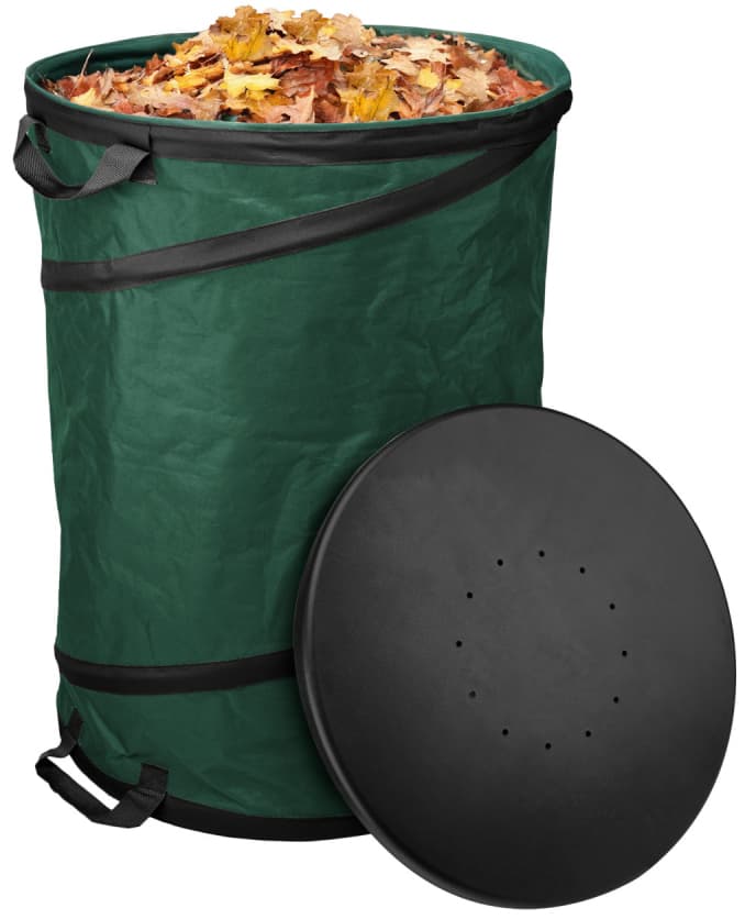 Bradas Gartensack Pop Up Hard, 175 Liter, Dunkelgrün