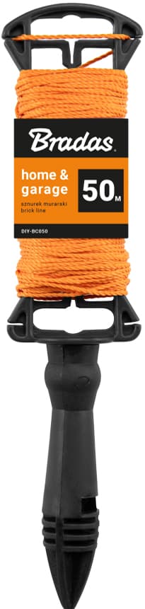 Bradas Maurerschnur Auf Spule, Orange, 30 M