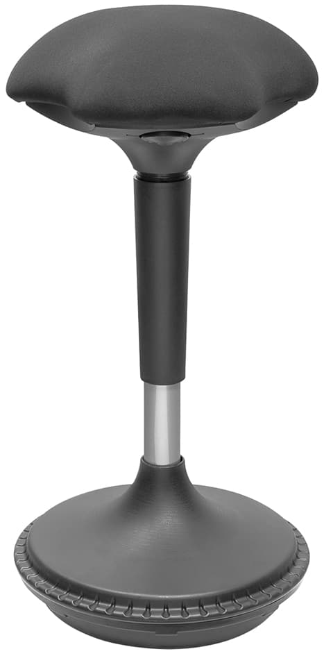 Digitus Sitzhocker / Stehhilfe, Höhenverstellbar, Scharz