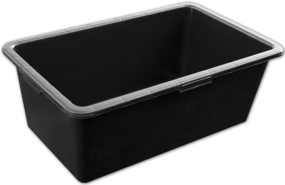 Bradas Mörtelwanne, Aus Pvc, 90 Liter, Schwarz