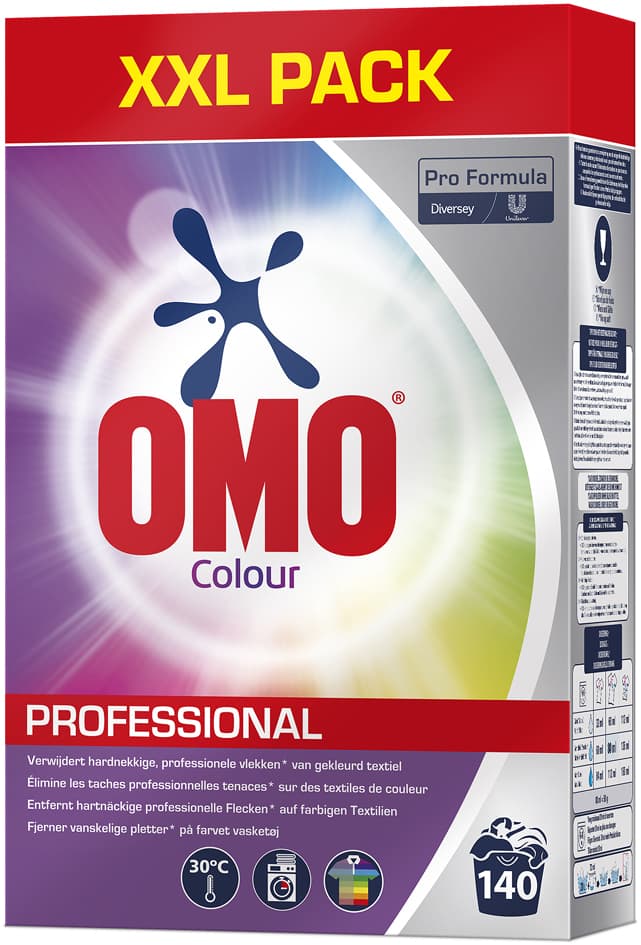 Omo Professional Waschpulver Color, 140 Wl, 7,0 Kg