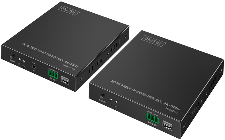 Digitus 4k Hdmi Ip Extender Set, 4k/60hz, 300 M / 40 Km