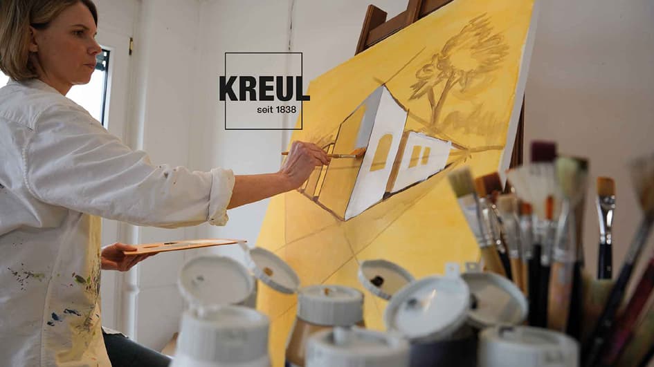Kreul Acrylfarbe Triton Acrylic Liquid, Set Base & Neutral