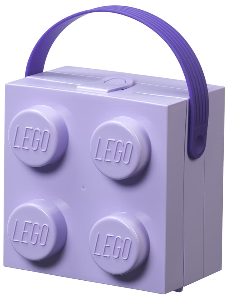 Lego Brotdose Mit Tragegriff, Lavendel