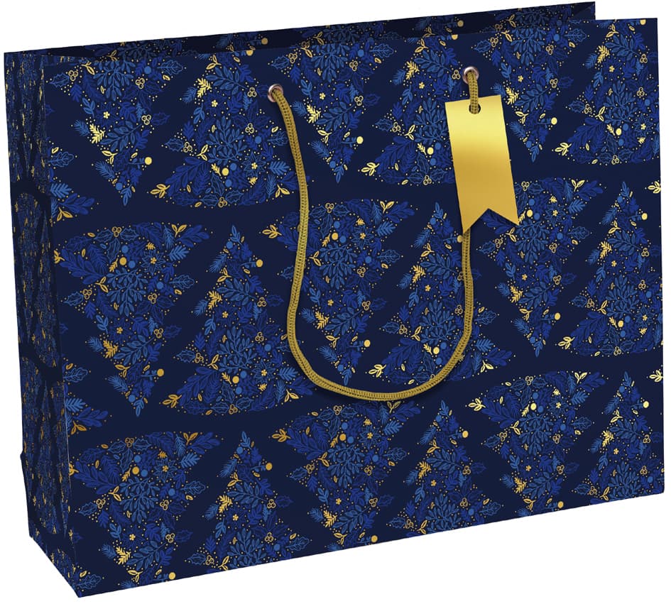 Clairefontaine Weihnachts-Geschenktüte , Azurite, , Groß