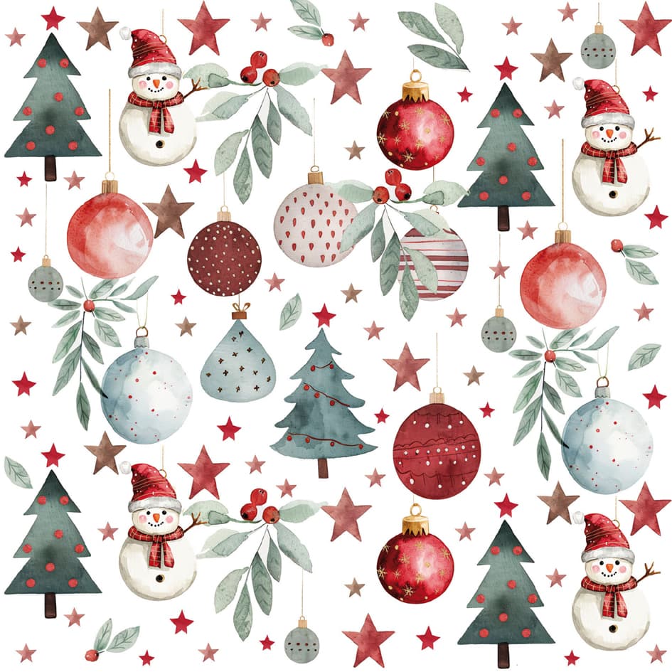Papstar Weihnachts-Motivservietten , Cold Winter,