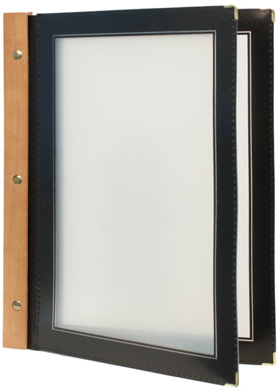 Restposten: Securit Speisekarten-Mappe Wood, Din A4, Braun