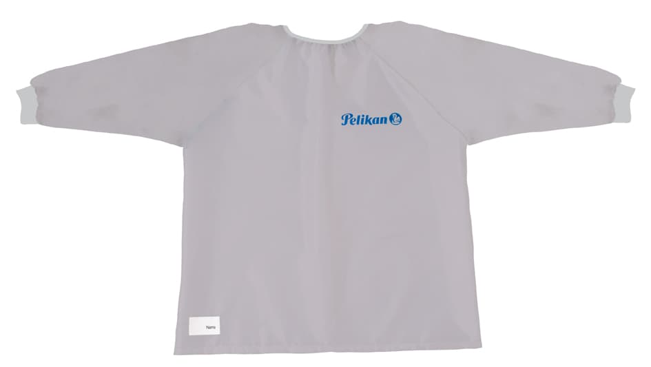 Pelikan Malschürze Unisex, Grau, Mit Klettverschluss