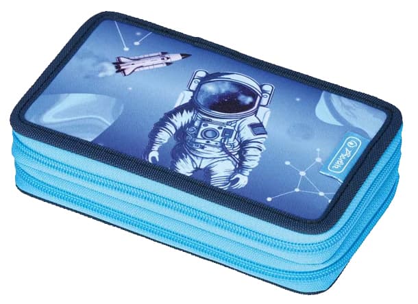 Herlitz Schüleretui Doppel , Cosmic Explorer, , 23-Teilig