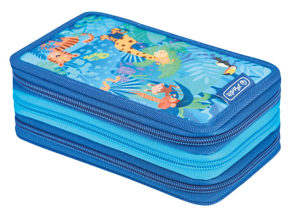 Herlitz Schüleretui Tricase , Jungle Safari, , 31-Teilig