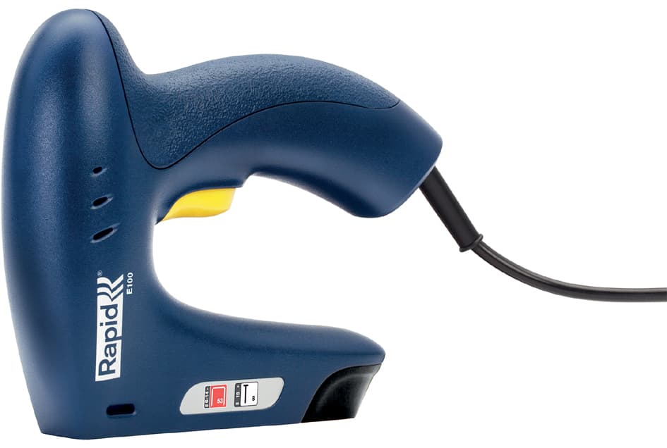 Rapid Elektro-Tacker E100, Blau, Im Karton
