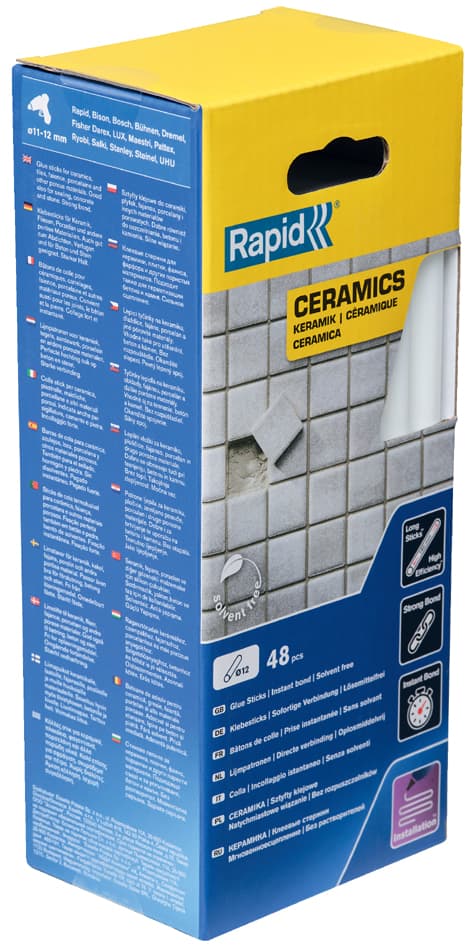 Rapid Klebepatrone Keramik, 12 Mm Durchmesser, Lang