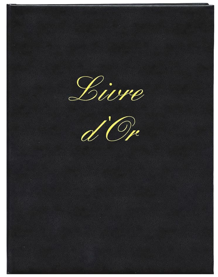 Elve Gästebuch , Livre D, Or, , 210 X 160 Mm, Weiß