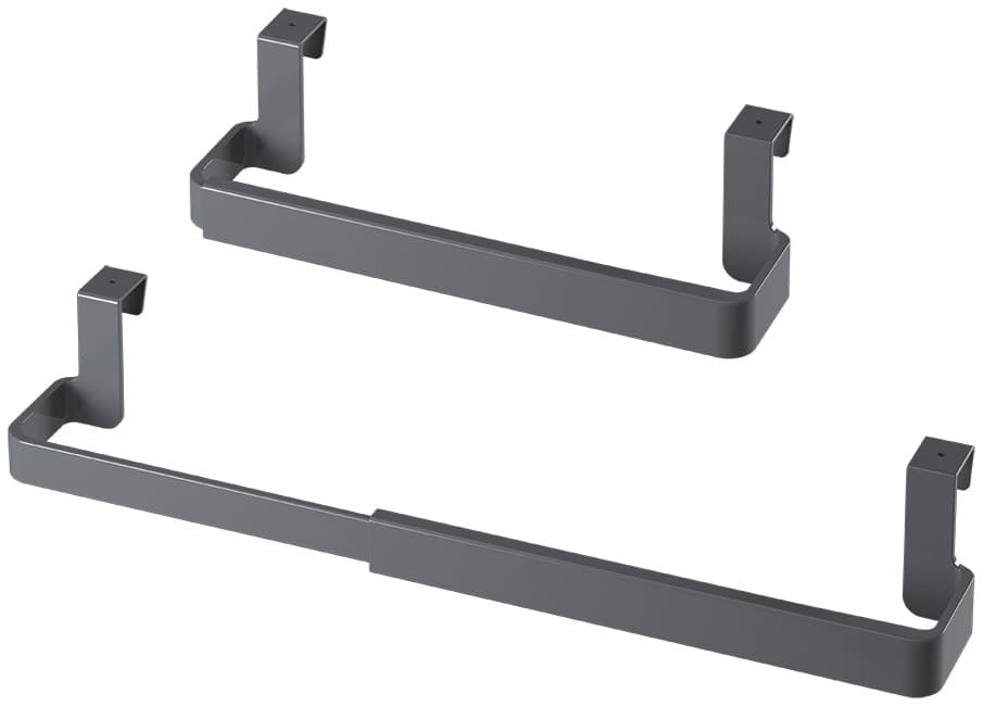 Metaltex Handtuchhalter Flex-Bar, Ausziehbar, Grau