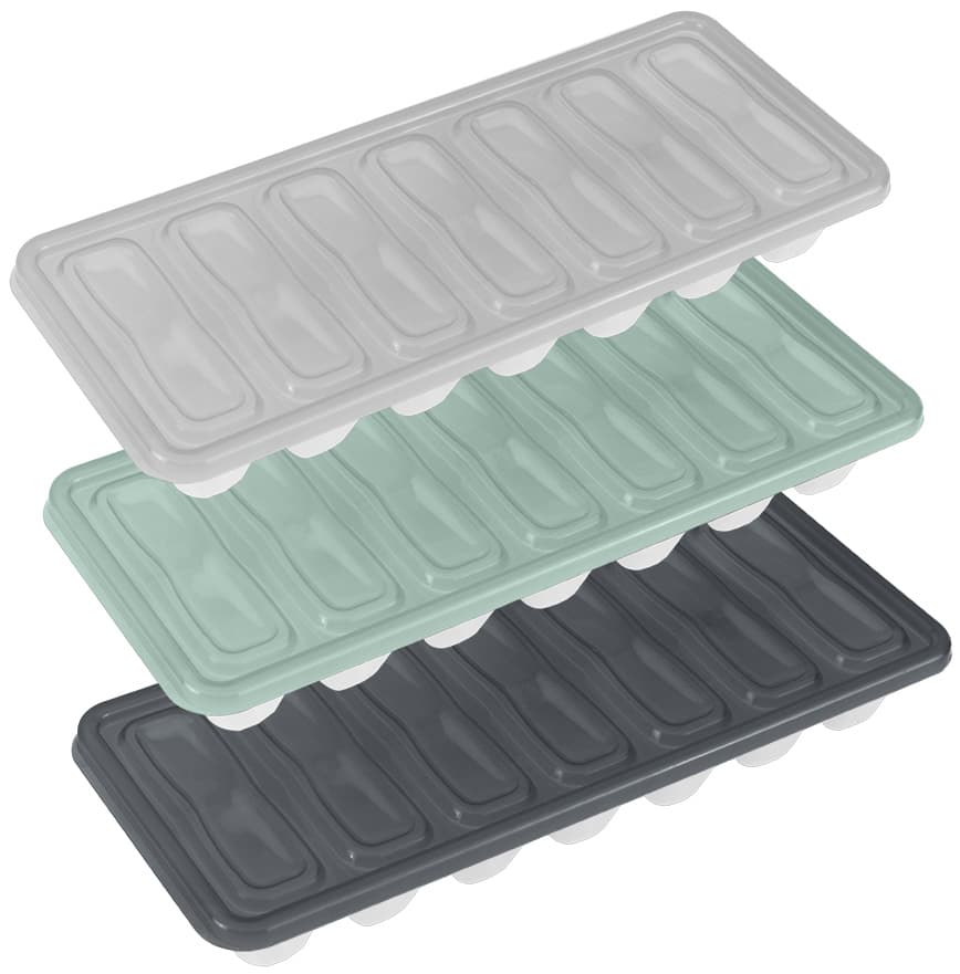 Metaltex Eiswürfeldose, Für 14 Eiswürfel, 2er Set