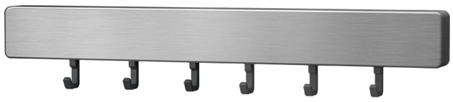 Metaltex Magnetleiste Metallika, Mit Haken, Edelstahl