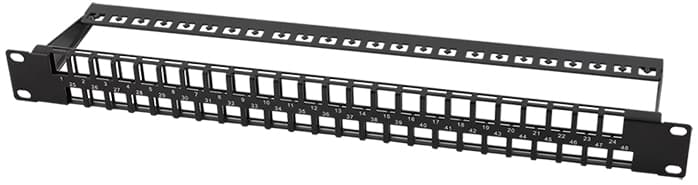 Logilink 19,  Keystone Patch Panel, Unbestückt, 48 Port