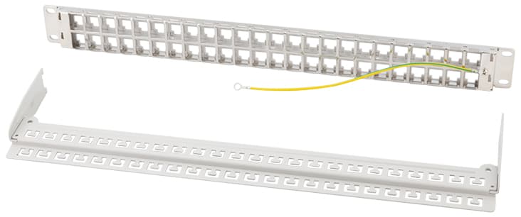 Logilink 19,  Keystone Patch Panel, 48 Port, Geschirmt