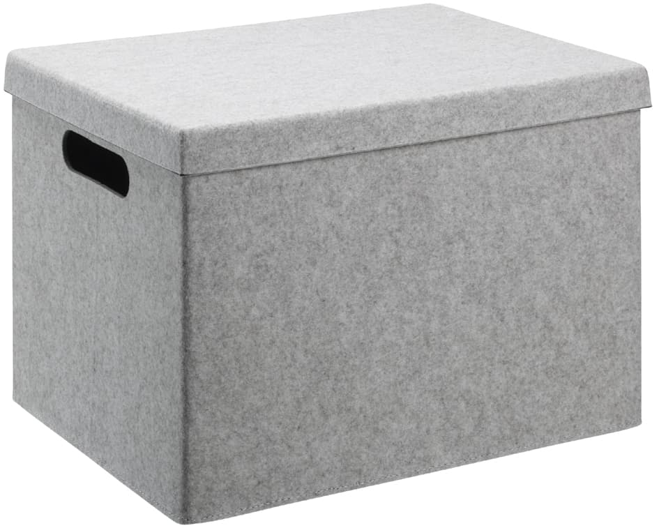 Nhg Aufbewahrungsbox Vega Felt Storage, Filz, L, Hellgrau