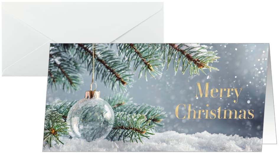 Sigel Weihnachtskarte , Snow Idyll, , Din Lang
