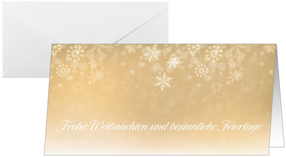 Sigel Weihnachtskarte , Golden Christmas Night, , Din Lang