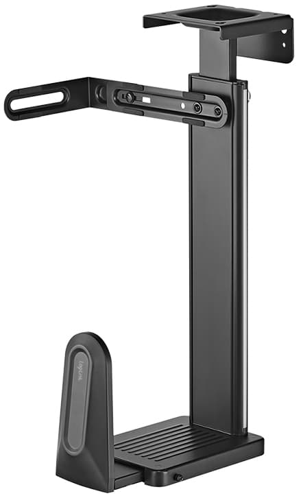 Logilink Pc-Halter, Zur Untertisch-/Wandmontage, Schwarz