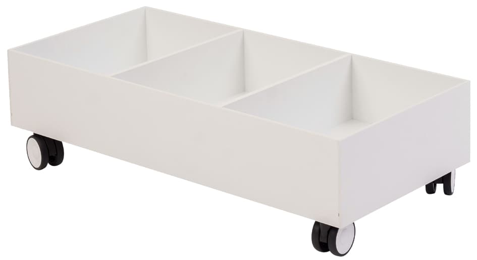 Paperflow Rollsockel Für 3 Wertstoffsammelboxen, Weiß