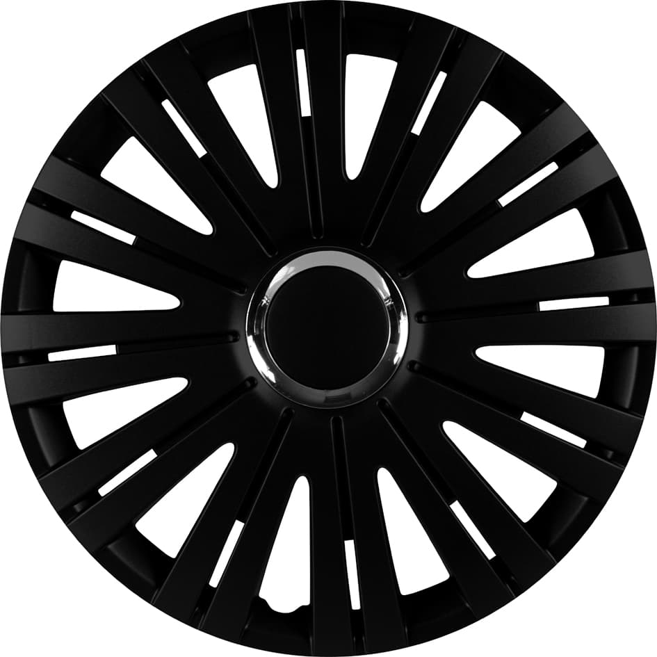 Iwh Radzierblende , Monaco, , Schwarz/Chrom, 15, (38,10 Cm)