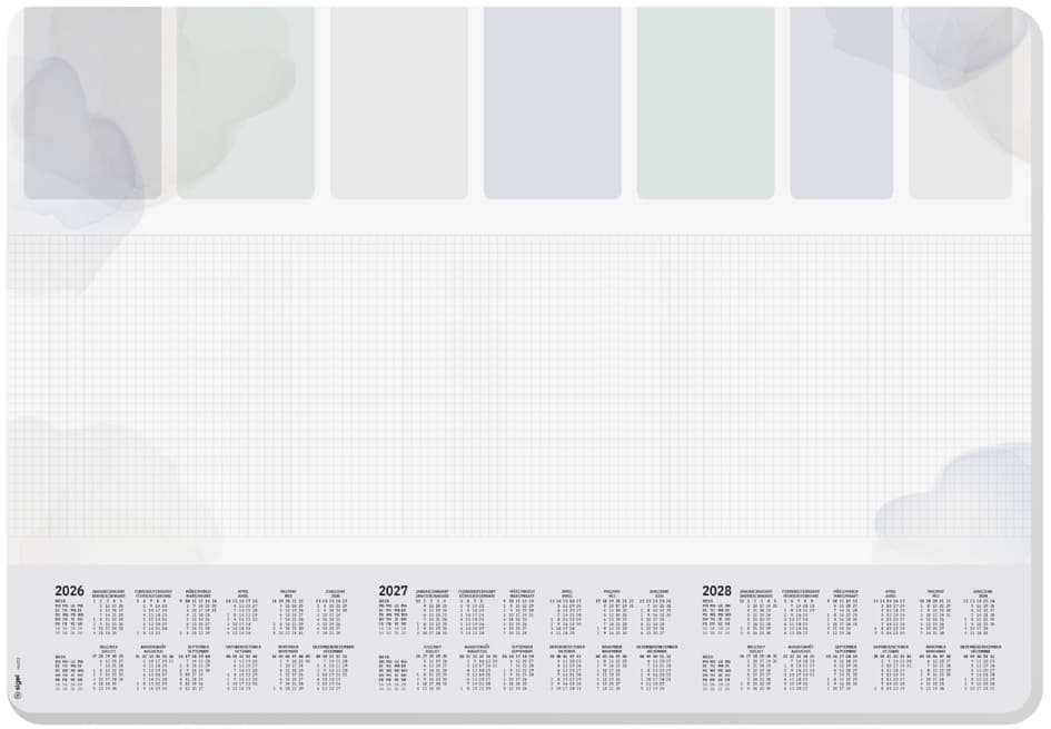 Sigel Papier-Schreibunterlage , Pastel Planner, , 595 X 410 Mm