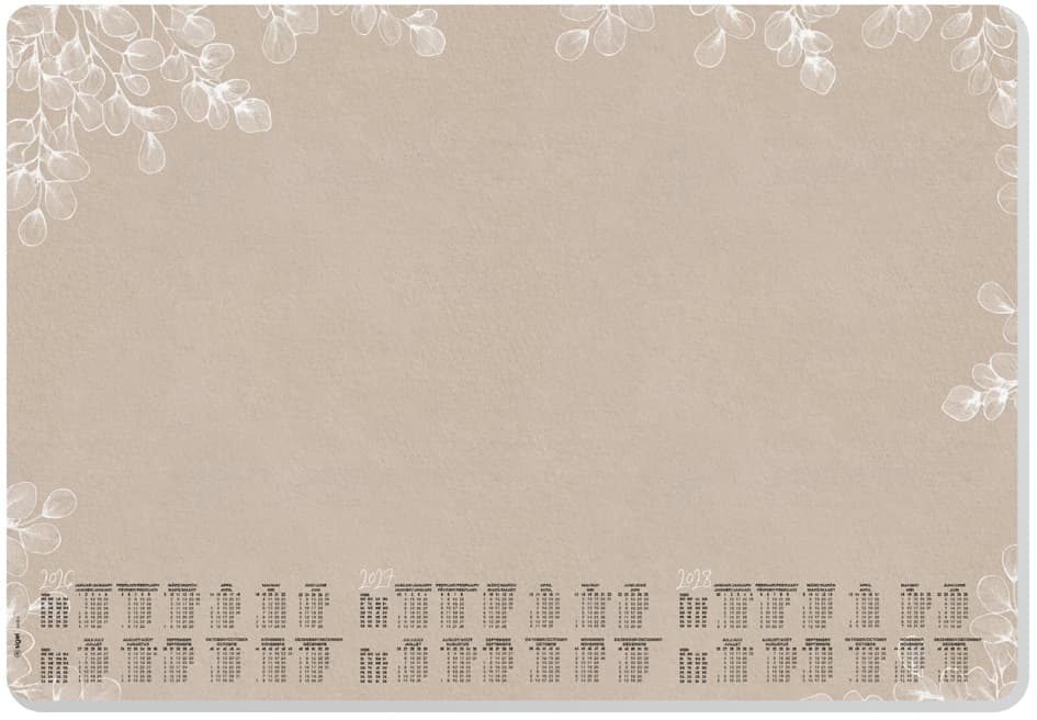 Sigel Papier-Schreibunterlage , Natural Eucalyptus,