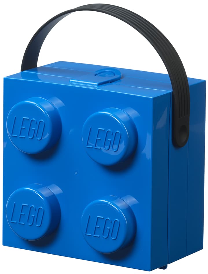 Lego Brotdose Mit Tragegriff, Blau