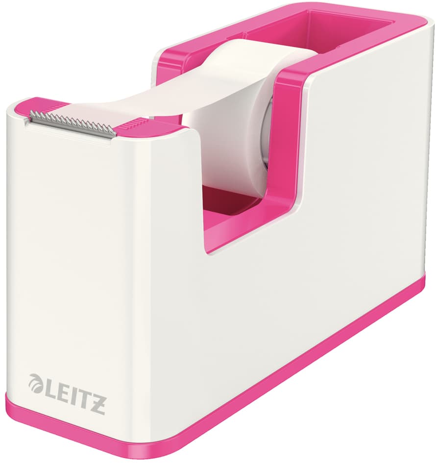 Leitz Tischabroller Wow Duo Colour, Bestückt, Pink