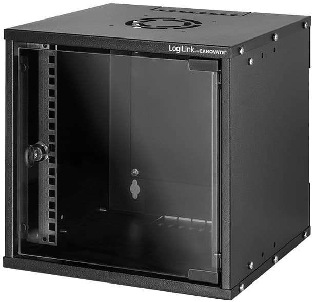 Logilink 10, Wandgehäuse Soho, Montiert, 4 He, Schwarz