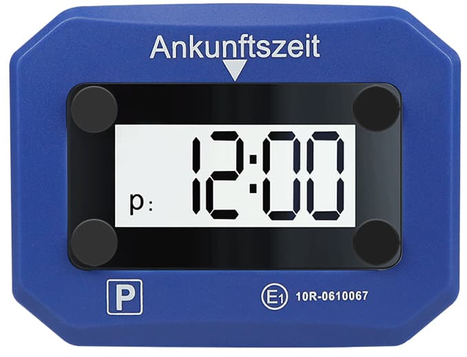 Logilink Elektronische Parkscheibe, Blau