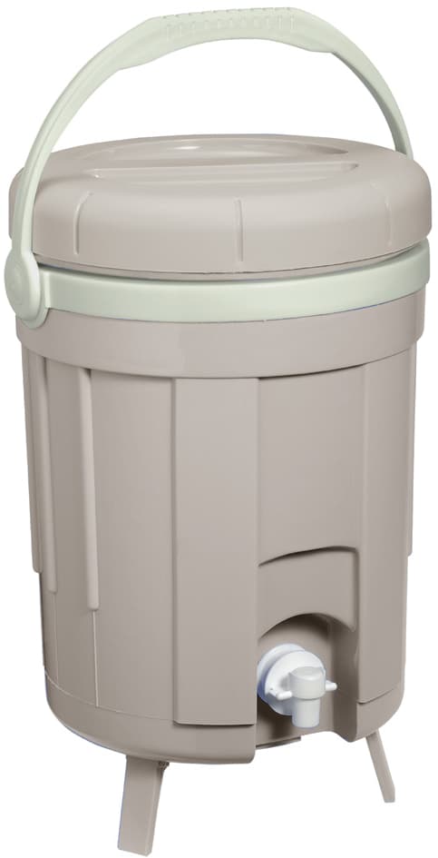 Eda Komposteimer Bokashi, 8 Liter, Kalkfarben / Mandel